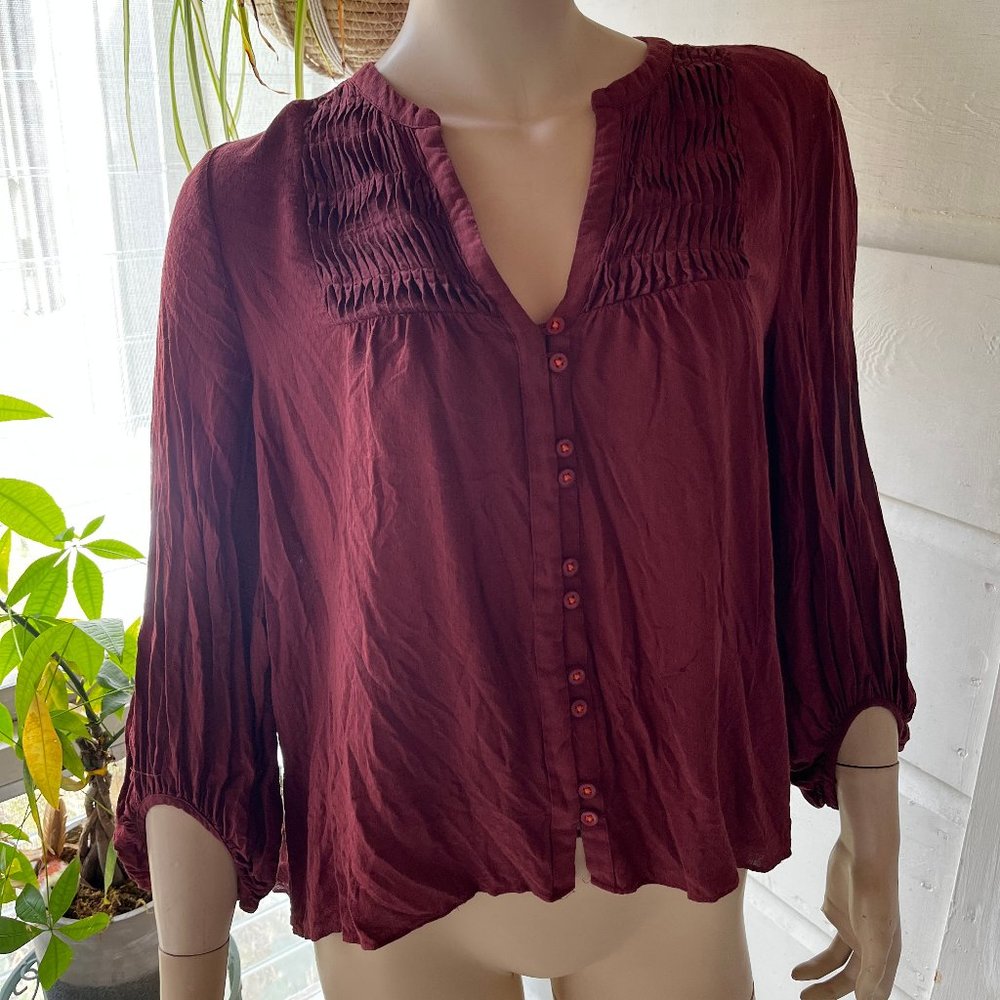 Velvet blouse - MAEVE